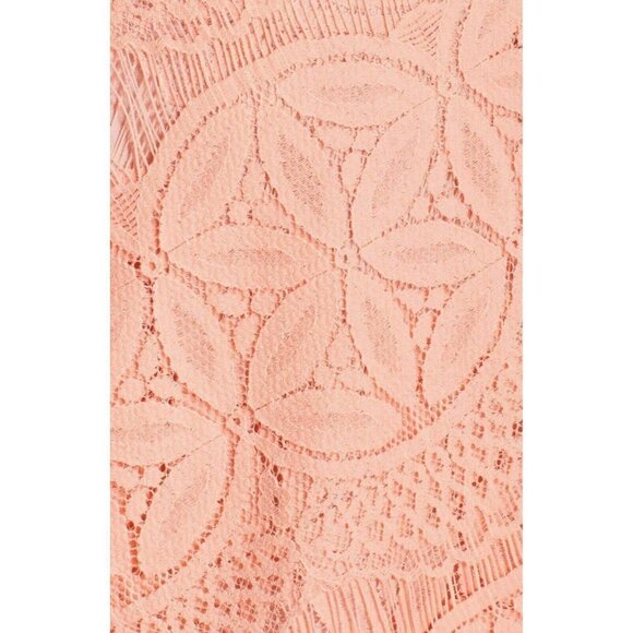 Adelyn Rae Womens Light Pink Lace High/Low Sheath - Picture 3 of 6
